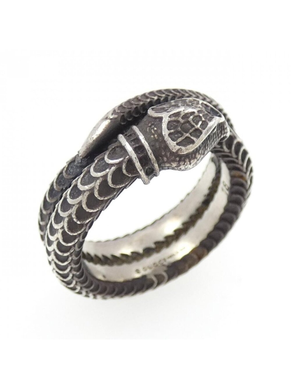 Gucci Snake Ring Silver